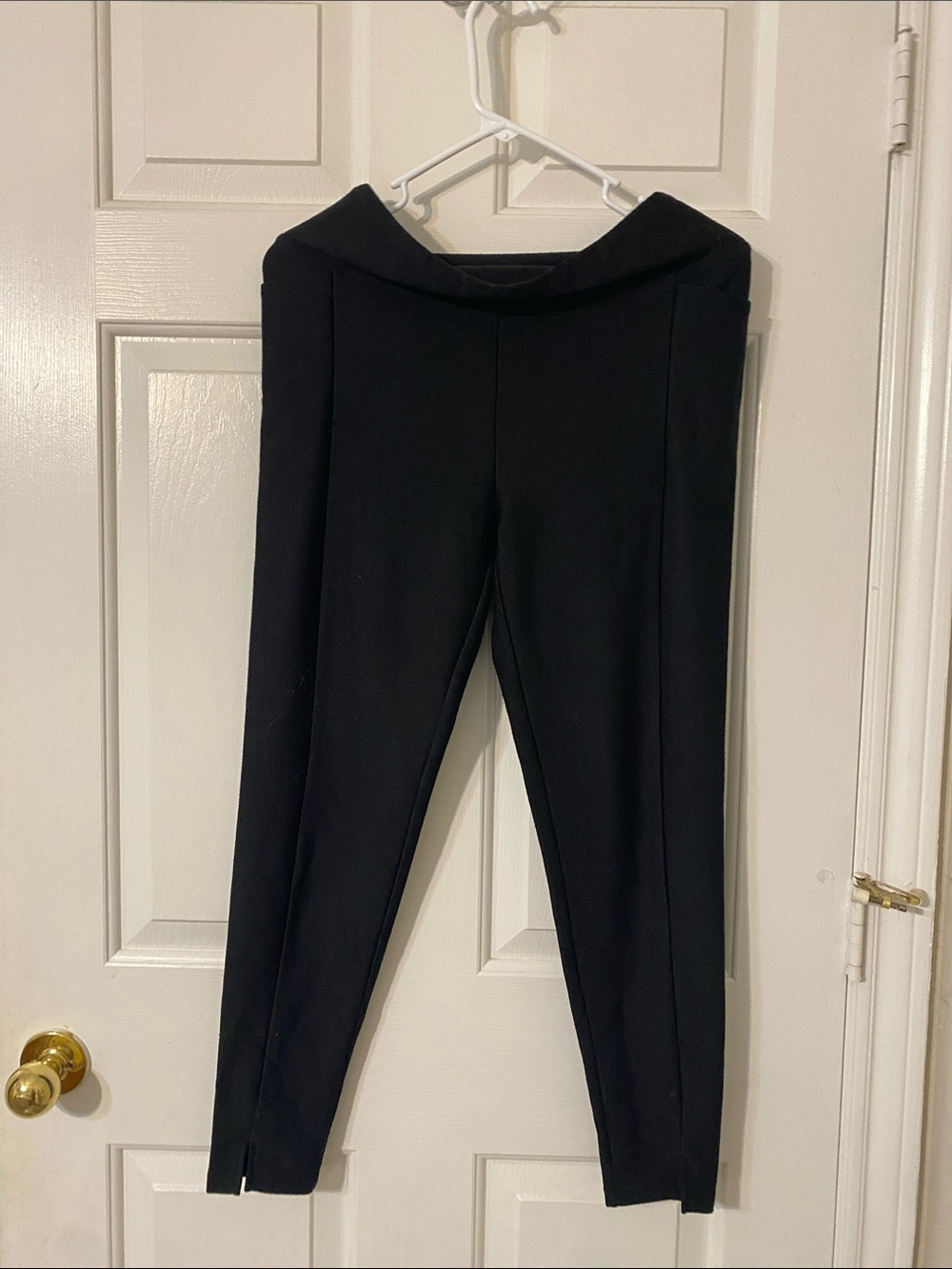 Soft Surroundings Black Straight-Leg Ponte Pants